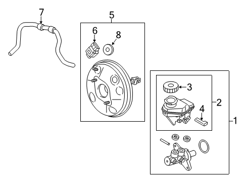 2014 Mitsubishi Mirage Dash Panel Components