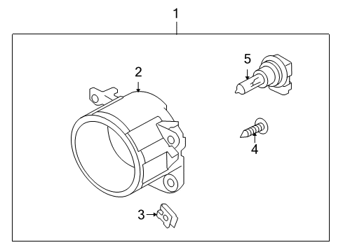 2006 Mitsubishi Endeavor Fog Lamps
