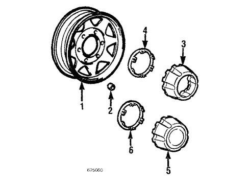 1990 Mitsubishi Montero Wheels