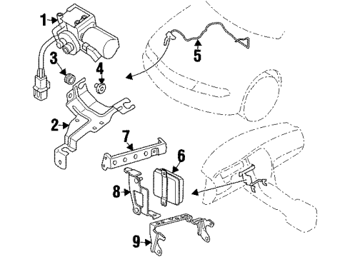 1998 Mitsubishi Diamante Cruise Control System