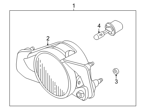 2003 Mitsubishi Galant Fog Lamps