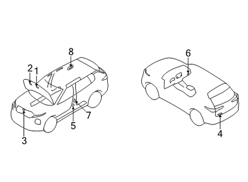 2024 Mitsubishi Outlander Information Labels