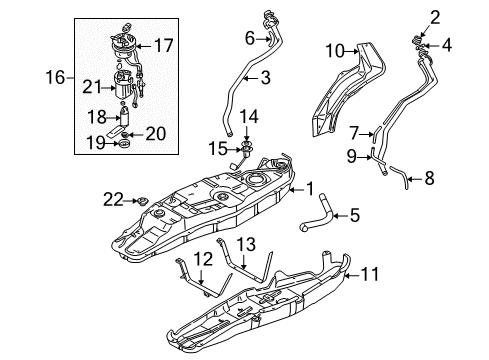 2001 Mitsubishi Montero Fuel Supply
