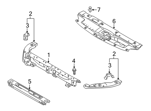 2022 Mitsubishi Outlander PHEV Radiator Support