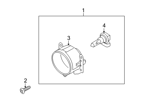 2012 Mitsubishi Lancer Bulbs Diagram 3