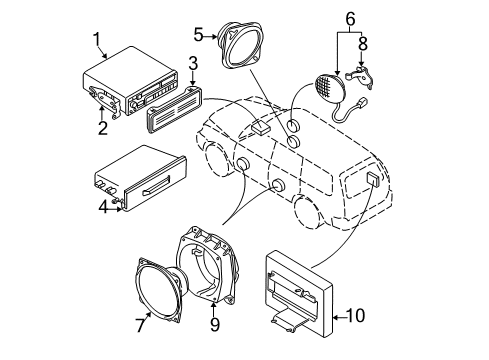 2004 Mitsubishi Montero Sport Sound System