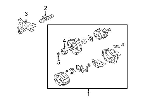 2012 Mitsubishi Outlander Alternator Diagram 3