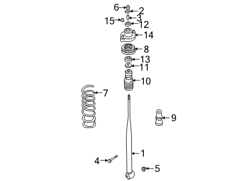 2004 Mitsubishi Lancer Shocks & Components