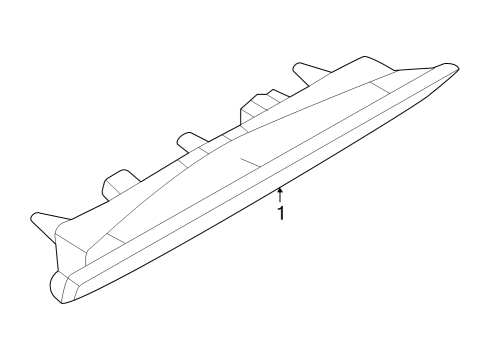 2022 Mitsubishi Eclipse Cross High Mount Lamps