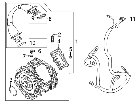 2019 Mitsubishi Outlander PHEV Electrical Components Diagram 4