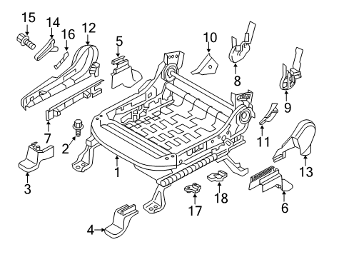 2012 Mitsubishi Outlander Sport Tracks & Components