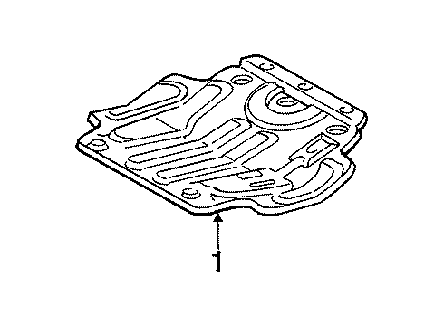 2000 Mitsubishi Montero Splash Shields