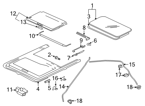 2010 Mitsubishi Lancer Sunroof Diagram 2