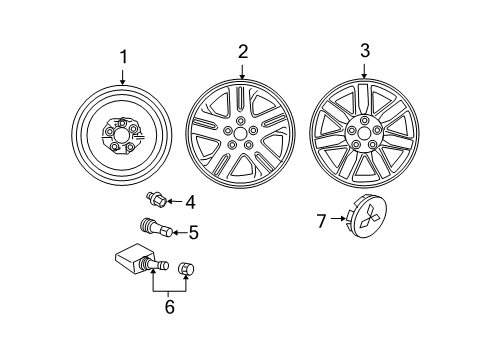2005 Mitsubishi Endeavor Wheel Covers & Trim