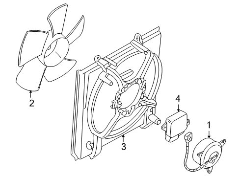 2005 Mitsubishi Lancer Cooling Fan Diagram 3