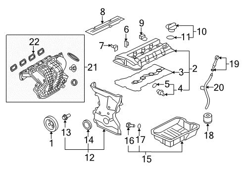 2017 Mitsubishi Lancer Intake Manifold