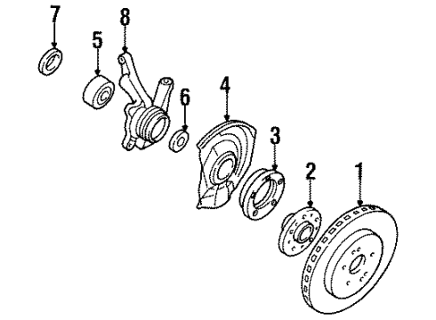 1996 Mitsubishi Diamante Anti-Lock Brakes