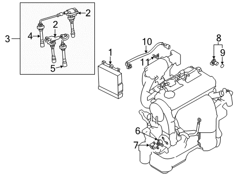 2005 Mitsubishi Outlander Ignition System