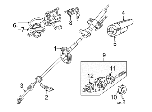 2001 Mitsubishi Montero Switches