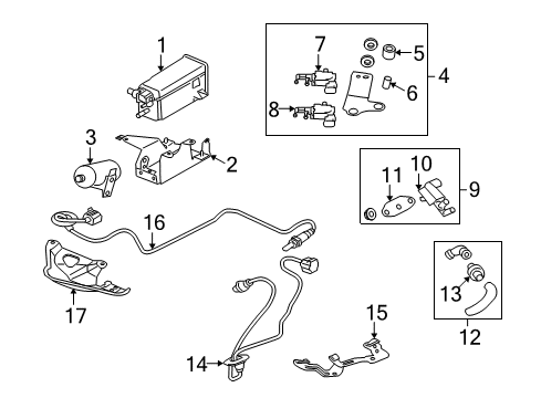 2008 Mitsubishi Lancer Vapor Canister Diagram 3