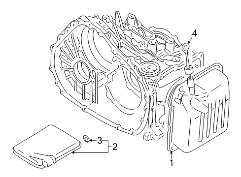 2004 Mitsubishi Lancer Transaxle Parts