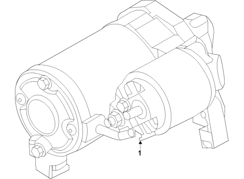 2017 Mitsubishi Mirage Starter