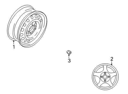 2005 Mitsubishi Outlander Wheels