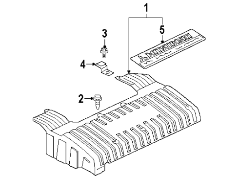 2004 Mitsubishi Diamante Engine Appearance Cover
