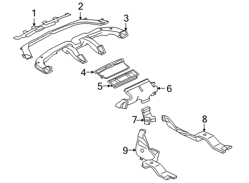 2012 Mitsubishi Lancer Ducts Diagram 2