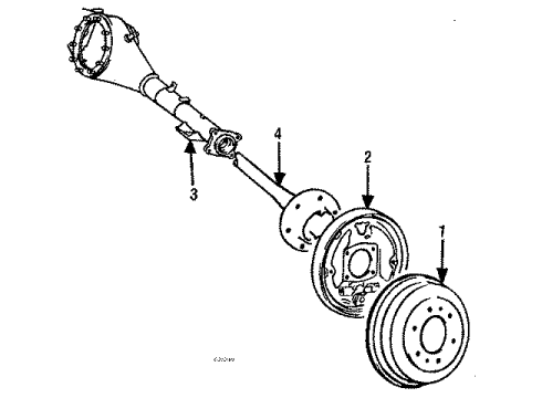 1990 Mitsubishi Montero Rear Brakes