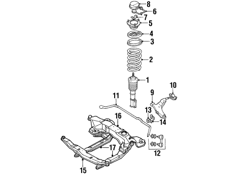 1996 Mitsubishi Diamante Front Suspension