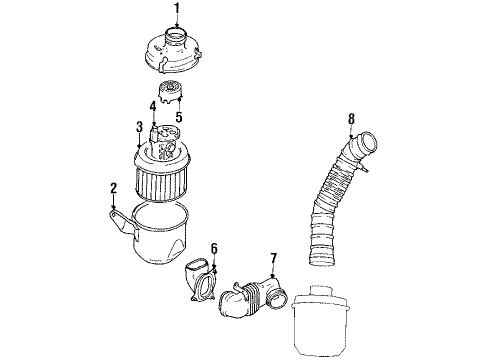 1991 Mitsubishi Montero Filters