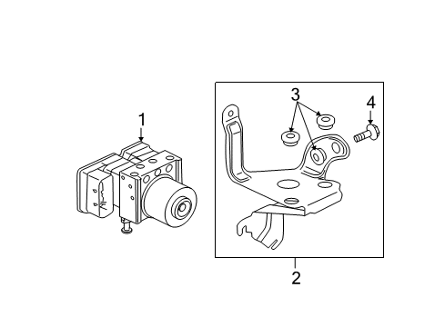 2007 Mitsubishi Eclipse Modulator Valve Diagram for 4670A746