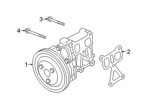 2022 Mitsubishi Outlander PHEV Water Pump