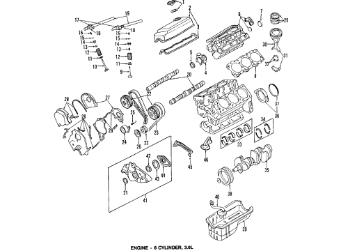 1990 Mitsubishi Sigma Camshaft & Timing