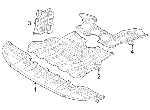 2025 Mitsubishi Outlander PHEV Splash Shields