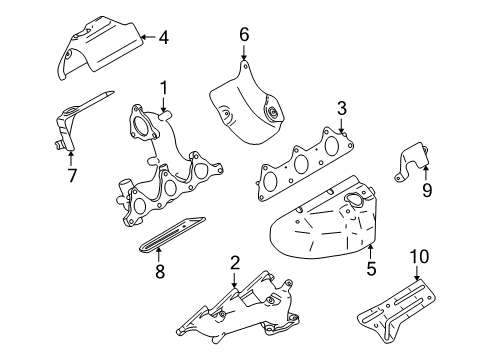 2000 Mitsubishi Eclipse Exhaust Manifold Diagram 2