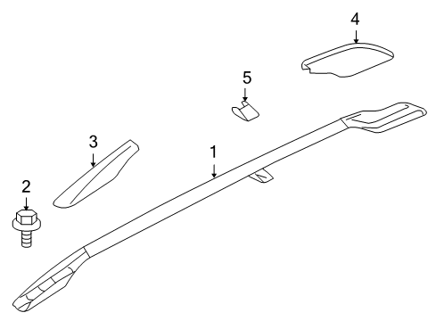 2007 Mitsubishi Outlander Luggage Carrier Diagram 2