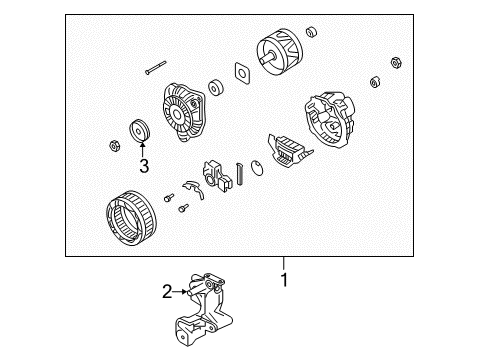 2004 Mitsubishi Outlander Alternator Diagram 2