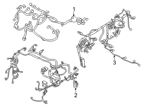 2017 Mitsubishi Mirage Wiring Harness
