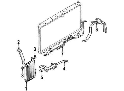 1996 Mitsubishi Eclipse Trans Oil Cooler Diagram 2