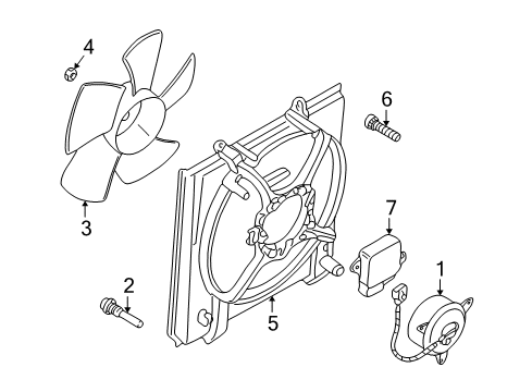 2009 Mitsubishi Galant Cooling Fan Diagram 2