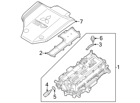 2025 Mitsubishi Outlander PHEV Temperature Sensor Diagram for 9427A338