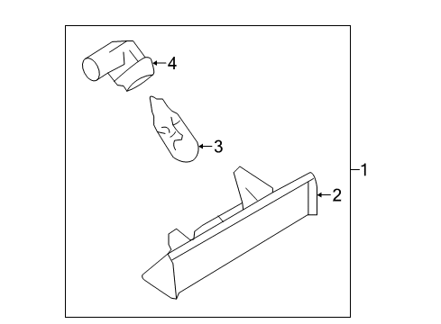 2017 Mitsubishi Mirage G4 License Lamps