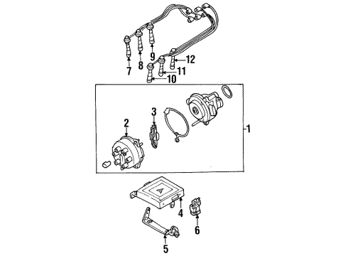 2000 Mitsubishi Diamante Distributor