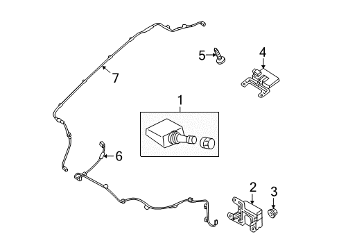 2011 Mitsubishi Galant Tire Pressure Monitoring