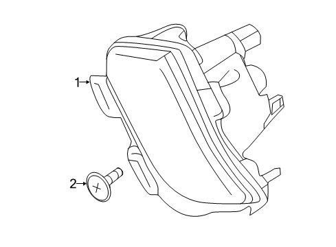 2018 Mitsubishi Outlander Sport Daytime Running Lamp Components