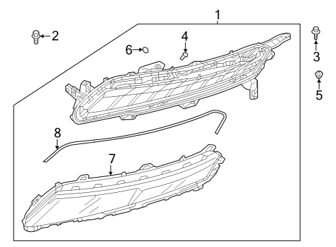 2022 Mitsubishi Eclipse Cross Combination Lamps
