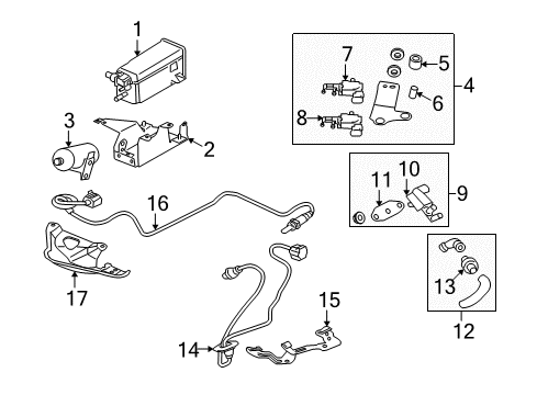 2012 Mitsubishi Lancer Solenoid Valve Diagram for MN149173