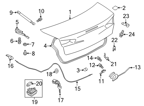 2017 Mitsubishi Lancer Trunk